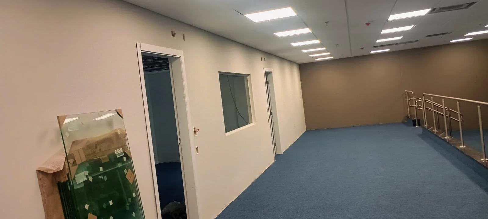 Circulação de ambiente institucional após a execução dos fechamentos